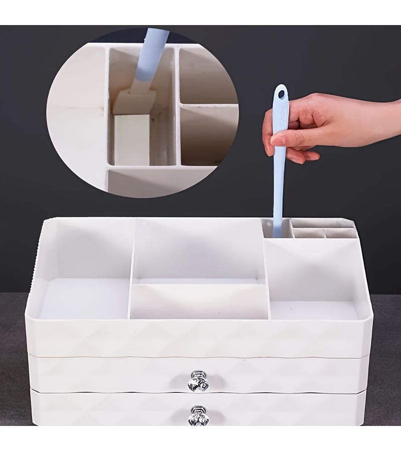 50 Pieces Disposable Gap Cleaning Brushes Set With Replaceable Brush Heads For Toilet Seat Gaps Toilet Corners Window Grooves Door Tracks And Keyboards Blue - Image 5