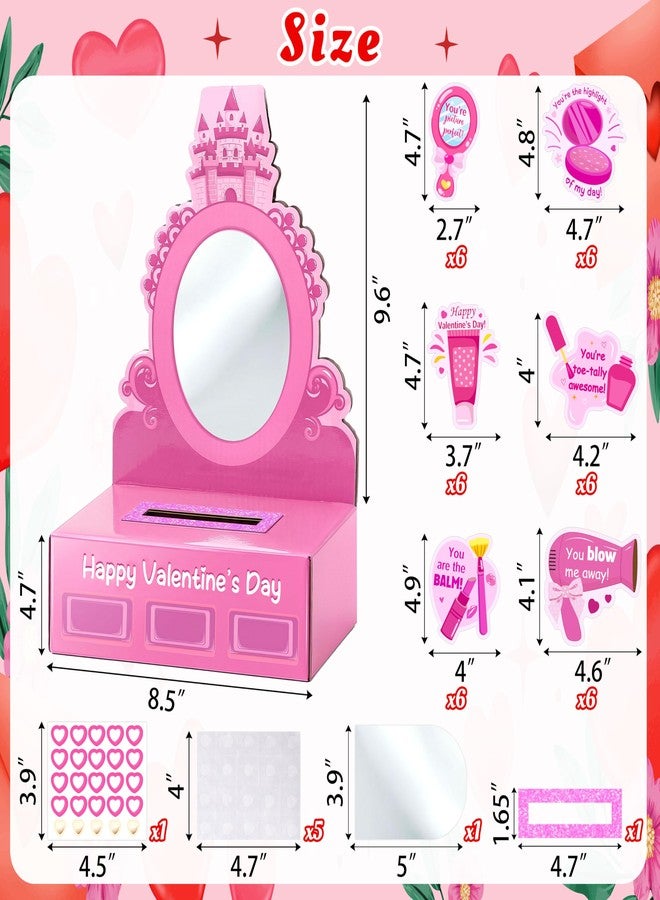 80UncleKimby Valentines Box DIY Mailbox for Classroom Exchange Valentine Tabletop Mailboxes Decoration for School Parties Gift Sharing - Image 3
