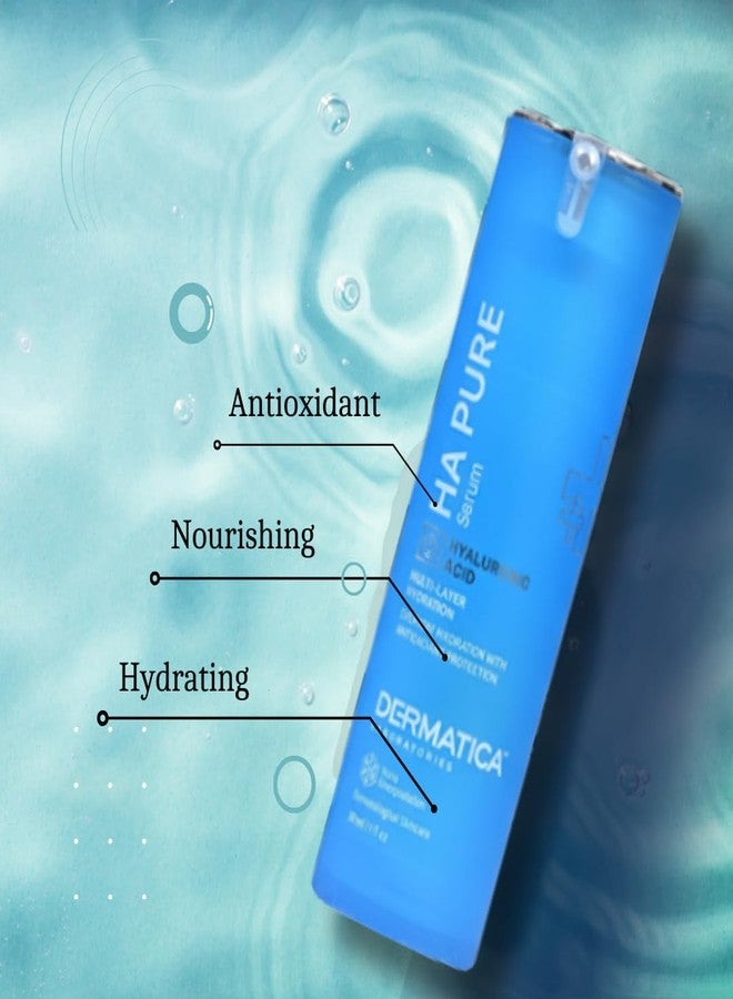 Dermatica Laboratories Dermatica HA Pure Serum | For Multi-Layer Hydration with Antioxidant Protection | 30ml - Image 3