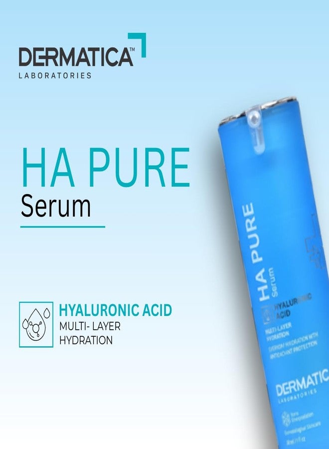 Dermatica Laboratories Dermatica HA Pure Serum | For Multi-Layer Hydration with Antioxidant Protection | 30ml - Image 2