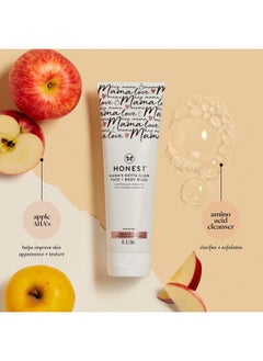 The Honest Company The Honest Company Honest Mama's Gotta Glow Face and Body Wash | Pregnancy-Safe Clarifying + Exfoliating AHA Cleanser | 8 fl oz  - Image 2