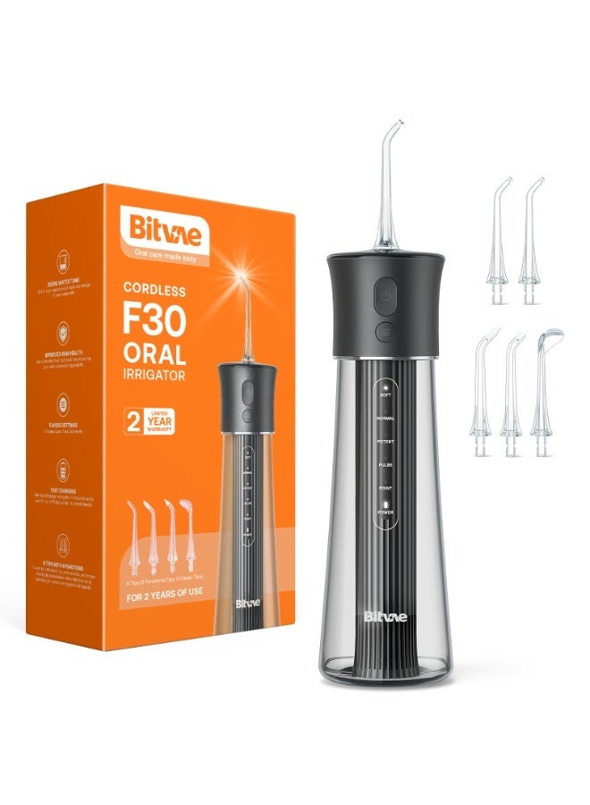 Bitvae F30 Cordless Dental Water Flosser for Teeth Picks Best for Braces and Deep Cleaning - Image 1