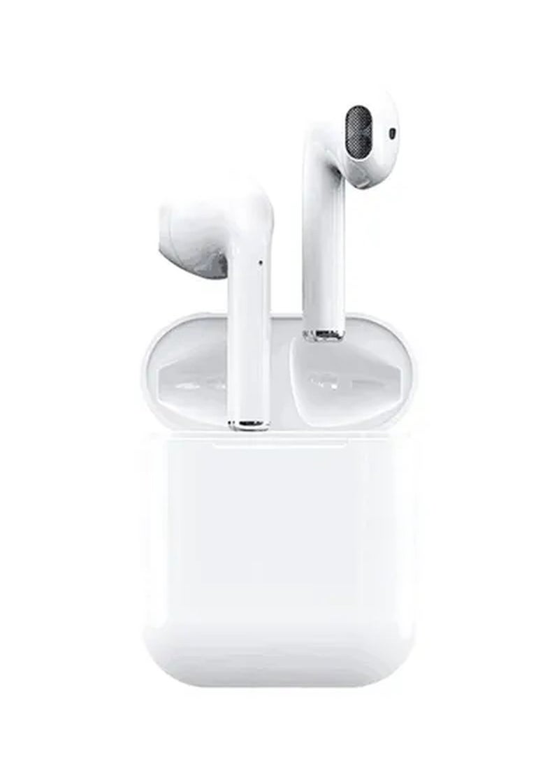 Rabos I12 Bluetooth In-Ear Earbuds With Charging Case And Cover White/Black  - Image 1