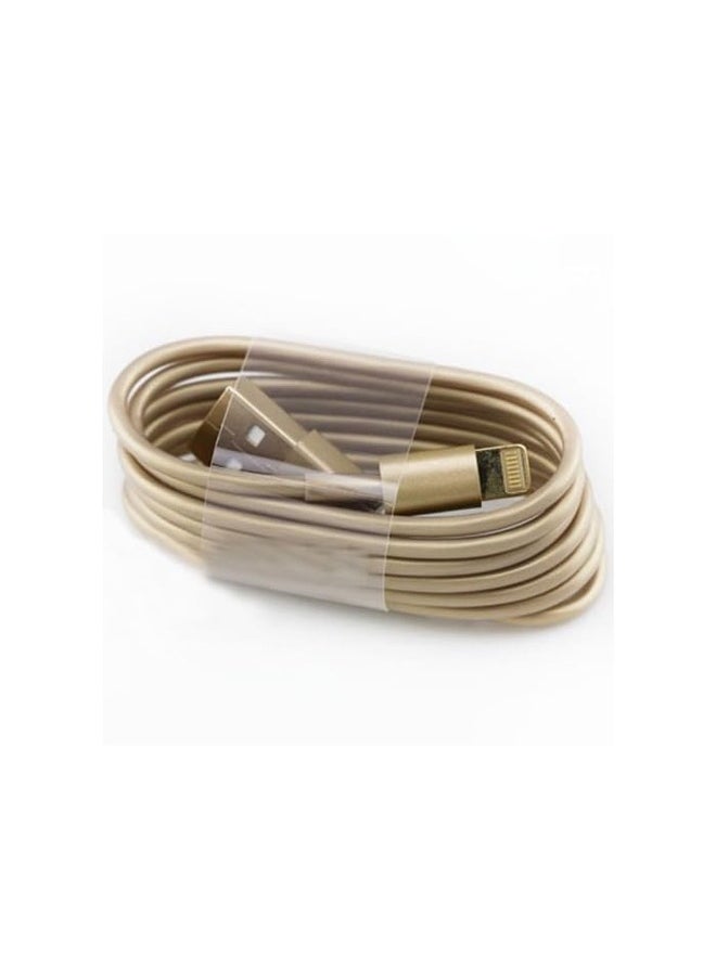 MATRIX - Gold Charger Cable For IPhone1m - Image 1