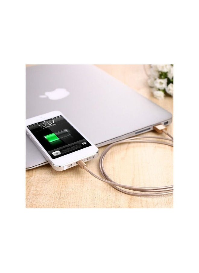 MATRIX - Gold Charger Cable For IPhone1m - Image 1