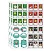 WesGen Christmas Sticker LabelsSelf Adhesive Gift Stickers Holiday Gift Name Decals for PresentWrapping Paper Decorations 99 Count - Image 1