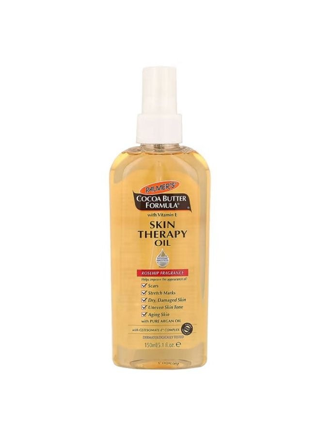 PALMER'S - Palmer's, Cocoa Butter Formula, Skin Therapy Oil, Rosehip Fragrance, 5.1 fl oz (150 ml) - Image 1