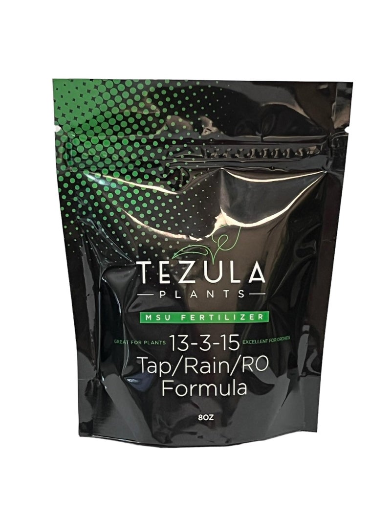 Tezula Plants MSU Orchid Fertilizer 13-3-15 (Greencare) 1/2 Pound, Scoop Included, Excellent for Orchids, Anthuriums, Philodendrons and all tropicals - Image 1