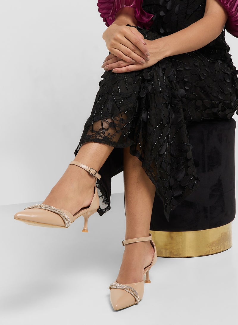 ELLA Diamante Heeled Pump  - Image 5