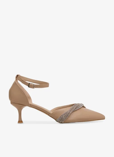 ELLA Diamante Heeled Pump