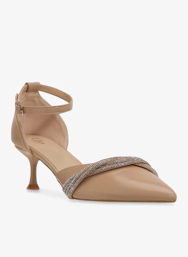 ايلا حذاء بامب بكعب ديامانتي