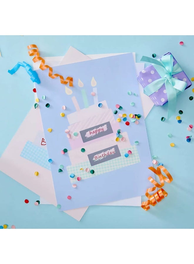 كيلا 200 قطعة من ملصقات الكشط، 6 × 2.5 سم، ملصقات كشط ذاتية اللصق، بطاقات كشط DIY، بطاقة جائزة كشط، برامج مكافآت، عروض اليانصيب، تذاكر اليانصيب، ألعاب السحب المحظوظ، الحرف اليدوية DIY - Image 5