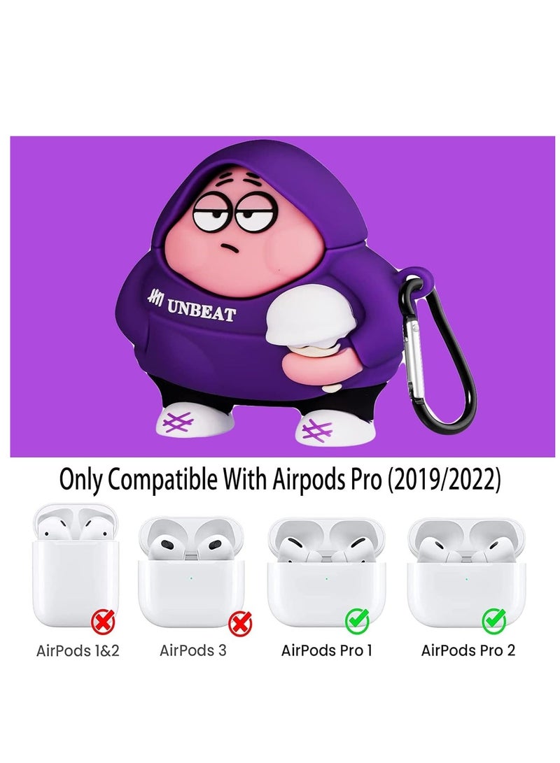 Case Soft Silicone Shockproof Cover for Apple Airpods Pro 2 New 3D Cute Cartoon Creative Fun Case Skin with Keychain Design - Image 5