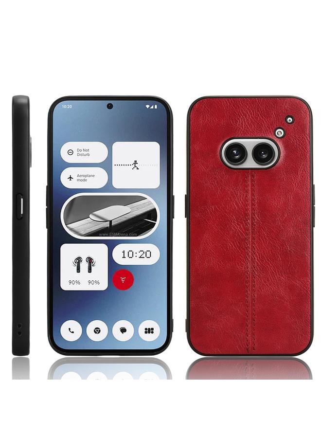 إيروريكس جراب لهاتف Case For Nothing Phone 2a بغطاء خلفي بخياطة بنمط بقرة - Image 1