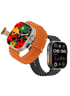 Generic Smart Watch with SIM and Camera TikTok GPS Tracking 4g Bluetooth5.0+5.0 Call Photograph Heart Rate Monitor Wireless Charging cable, 3 Pairs Bands (Black)  - Image 2