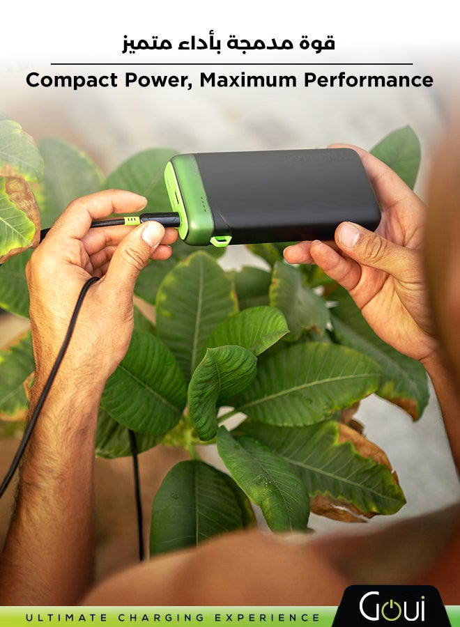 Goui 20000 mAh Pwani Power Bank - High-Capacity Portable Power Bank for Simultaneous Device Charging, Compatible with Smartphones, Tablets, Gaming Devices, Portable DVD Players, MP3/MP4, and Bluetooth Devices, Compact and Travel-Friendly for Instant Power Anywhere - Multicolour - Image 4