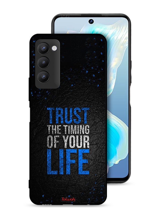 Tolwak Tecno Camon 18P Protective Case Cover Trust The Timing Of Your Life - Image 1
