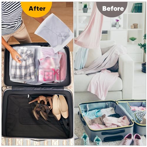 Motomy 14x16 Inch Frosted Zipper Poly Bags for Clothing50Pcs Plastic Packaging Bags for Small Businesses or Travel Storage Clear Apparel Bag for Hoodies Dress Sweater No Vent Holes - Image 3