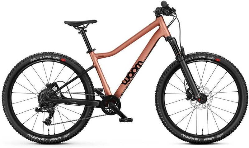 Woom OFF Air 5 Kids Mountain Bike|24-inch Wheels|Air Suspension Fork|Lightweight Aluminum Youth MTB|Disc Brakes|Terra Coppa - Image 2
