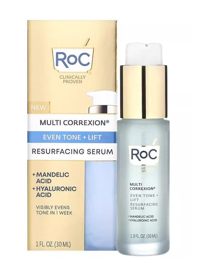 RoC Multi Correxion Even Tone + Lift Resurfacing Serum, Facial Repair Essence, Gentle Removal of Dull Uneven Skin, Fade Facial Fine Lines Essence - 30ML - Image 1
