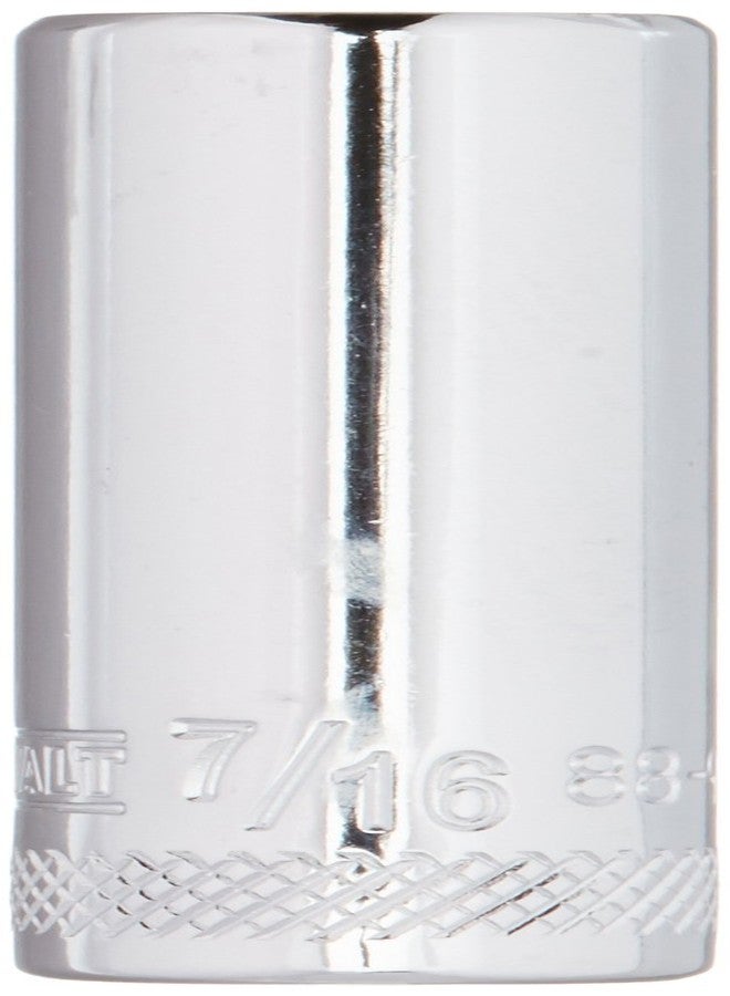 ديوالت مقبس عميق قياسي من دي والت مقاس 3/8 بوصة، 6 نقاط، 7/16 بوصة - Image 3