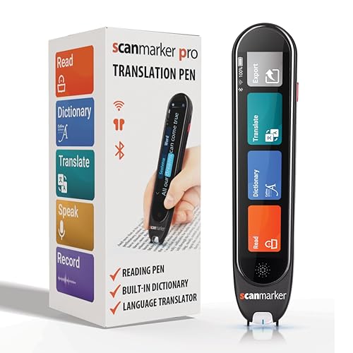 Scanmarker Pro | Translation Pen & Reading Pen for Kids & Adults | Assistive Tool & Language Translator Device for Dyslexia, Reading Support & Language Learners | Translator Pen for 100 Languages - Image 1