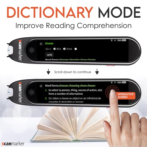 Scanmarker Pro | Translation Pen & Reading Pen for Kids & Adults | Assistive Tool & Language Translator Device for Dyslexia, Reading Support & Language Learners | Translator Pen for 100 Languages - Image 5