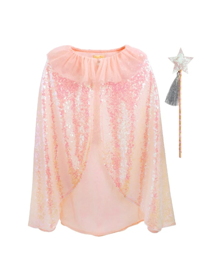 ميري ميري Iridescent Sequin Cape & Wand