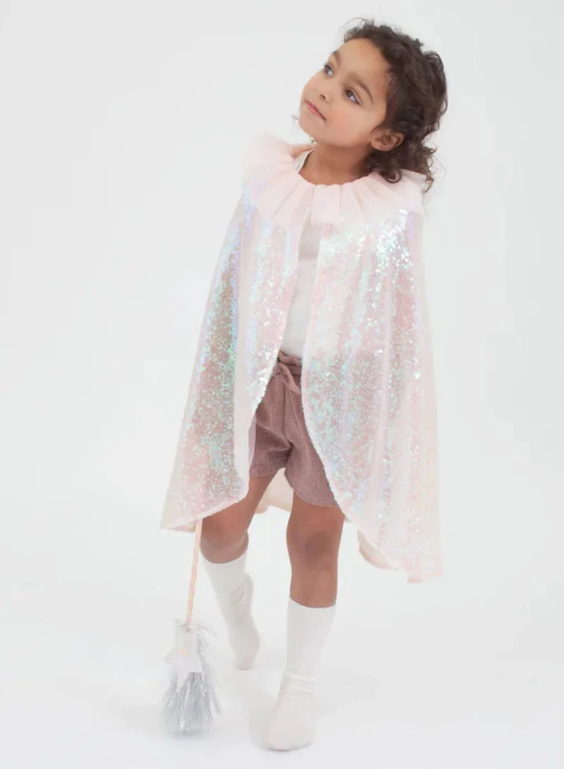 Meri Meri Iridescent Sequin Cape & Wand