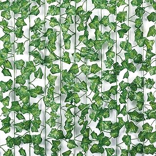 Elements Elements Fake Ivy Garland, Poly Silk Ivy Wall decor with UV protection, Indoor Outdoor DÃƒÂ©cor for Living Room, - Image 1
