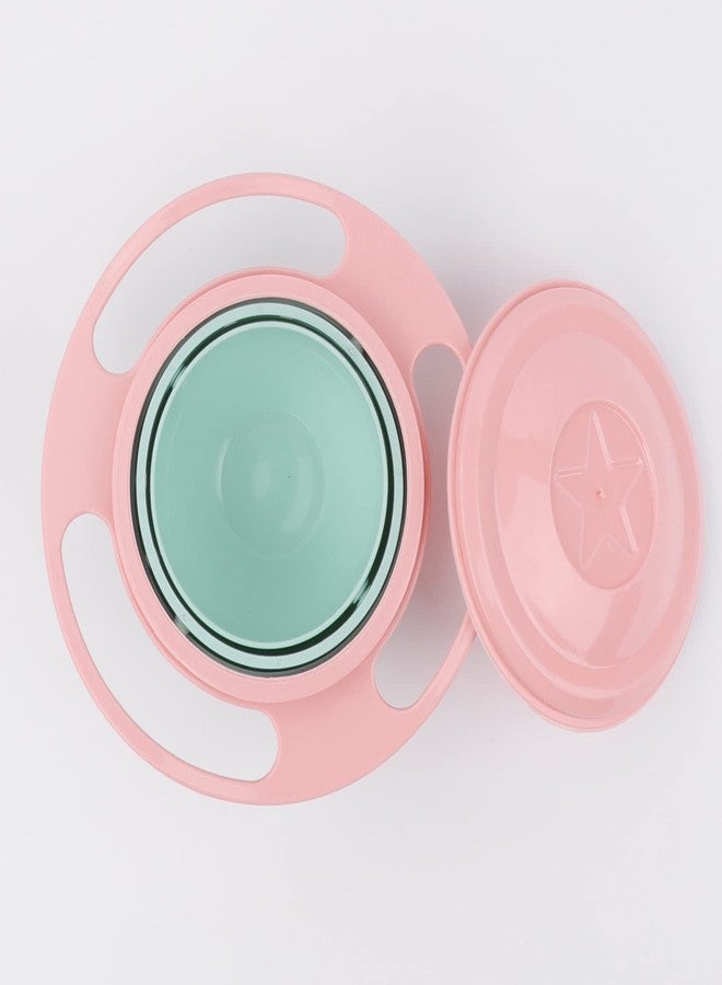 ZTL Gyro Bowl 360 Dgree Rotation Spill Resistant Gyroscopic Bowl with Lid - Image 2