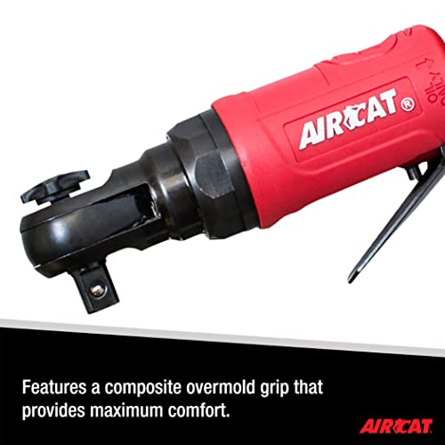AIRCAT Pneumatic Tools 807: Mini Palm Ratchet 300 RPM, 35 ft-lbs Maximum Torque - 3/8-Inch - Image 3