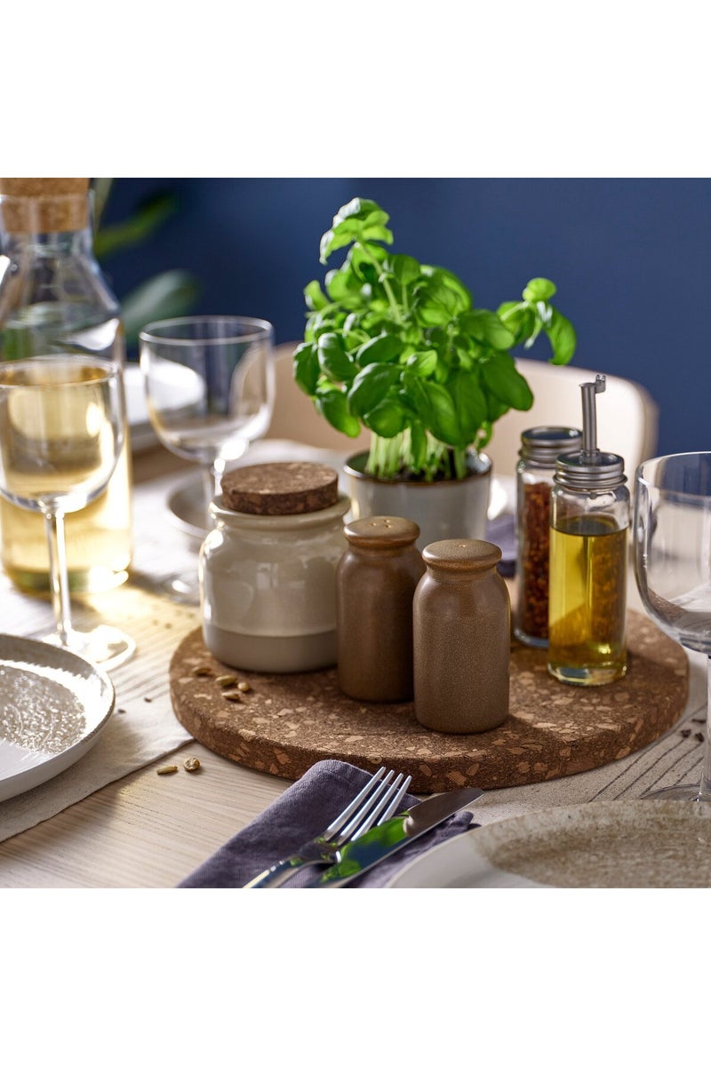 Pot stand, dark brown, 29 cm - Image 3