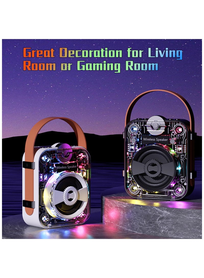 Zikra Mini Karaoke Machine, Portable Bluetooth Karaoke Speaker with Wireless Microphone and 8 modes of Dynamic Lights, for Kids and Adults, Birthday Gifts for Boys Girls Indoor/Outdoor Family Home Party - Image 2