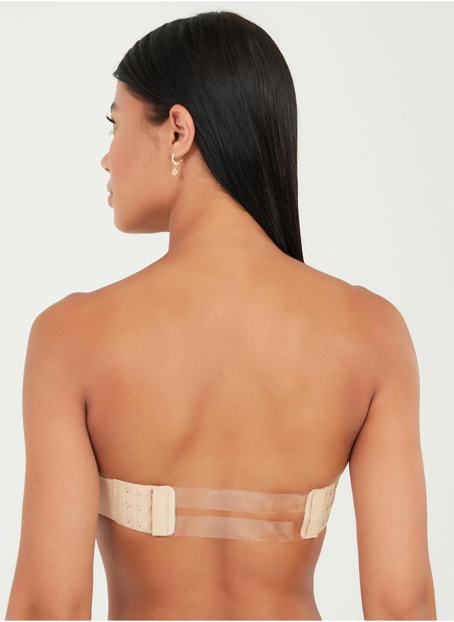 Styli - Strapless Non-Wired Push-up Bra with Interchangeable Back Straps - Image 1