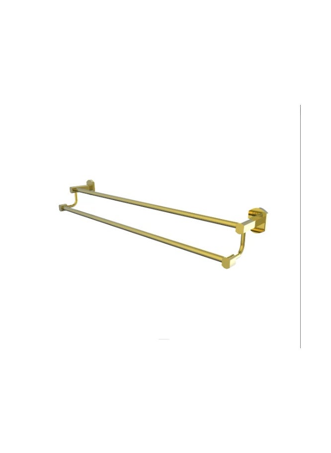 JAWAD Double Towel Holder 60×12 cm -Gold 