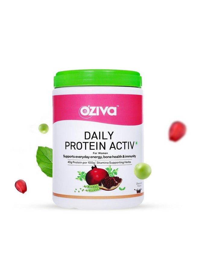 OZiva Vegan Collagen (Guava Glow) with Biotin & Vitamin C For Brighter & Youthful Skin 250g and OZiva Daily Protein Activ for Women 300g (Chocolate) - Image 5