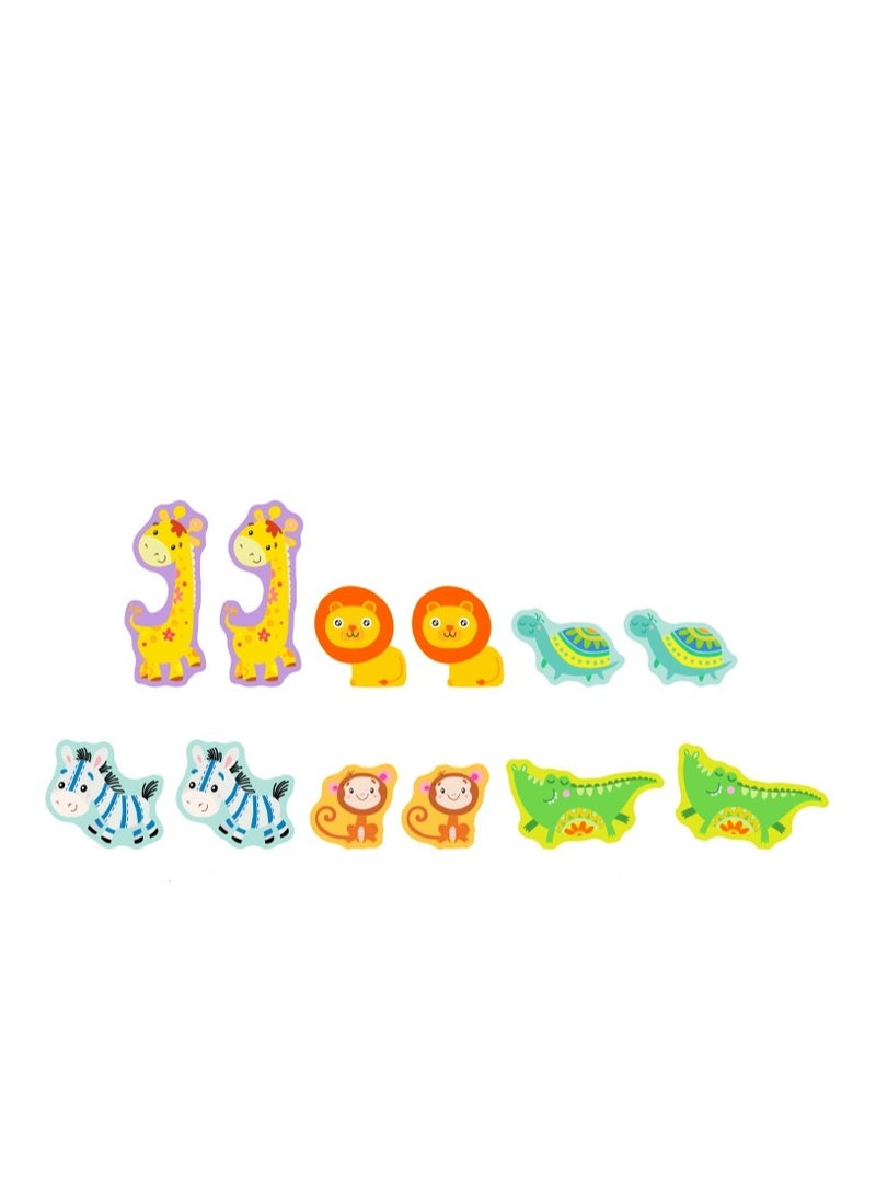 BAYBEE Wooden Animal Balance Toy Stacking Blocks Boat Game Stacking Building Blocks Montessori Toys for Toddlers Kids Children Early Educational Toys 1 Years and Up  - Image 4