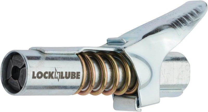 LockNLube Grease Gun Coupler with Spare Rebuild Kit - 10,000 PSI - Image 2