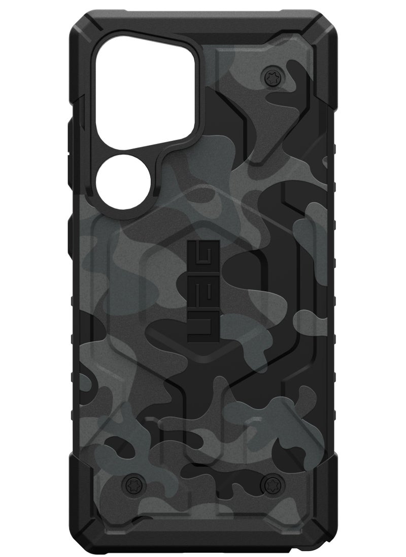 Urban Armor Gear - UAG Pathfinder SE MagSafe for Samsung Galaxy S25 ULTRA Case Cover [18 Feet Drop tested]  - Black Midnight Camo - Image 1