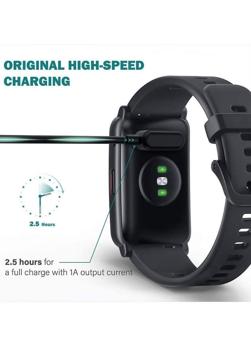 Gravity Charger Compatible with Huawei Watch Fit Mini, Honor Band 6, Huawei Band 6 7, Huawei 4X, Honor Watch ES - Magnetic USB Charging Cable 3.3ft 100cm - Smartwatch Accessories - Black - Image 5