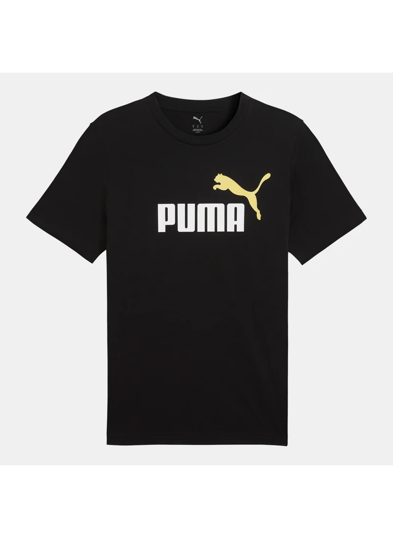 PUMA Men's ESS 2 COLOUR Logo T-Shirt