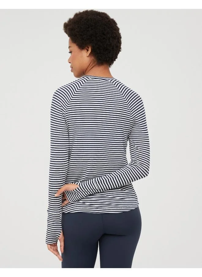 Aerie Strappy Crew Neck T-Shirt