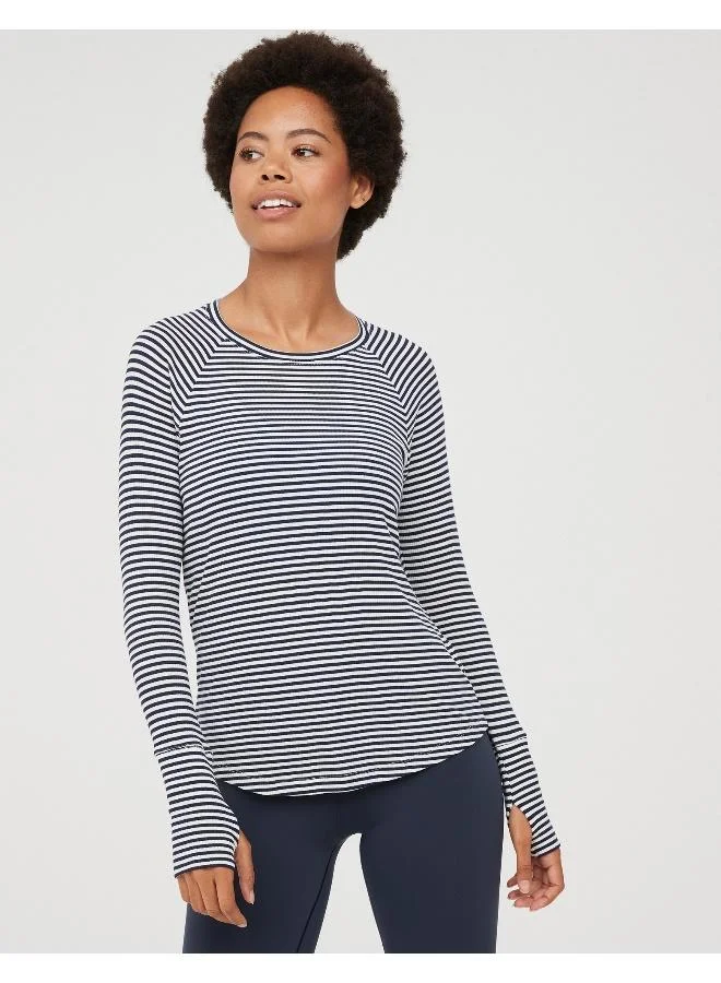 Aerie Strappy Crew Neck T-Shirt