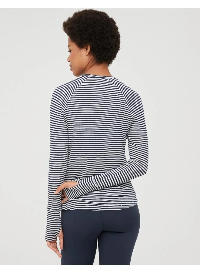Aerie Strappy Crew Neck T-Shirt