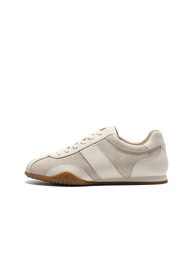 Belle Patchwork Derby Shoes Women Spring New Melard Retro Shoes Jd014am6 Apricot Size 36 - Image 2