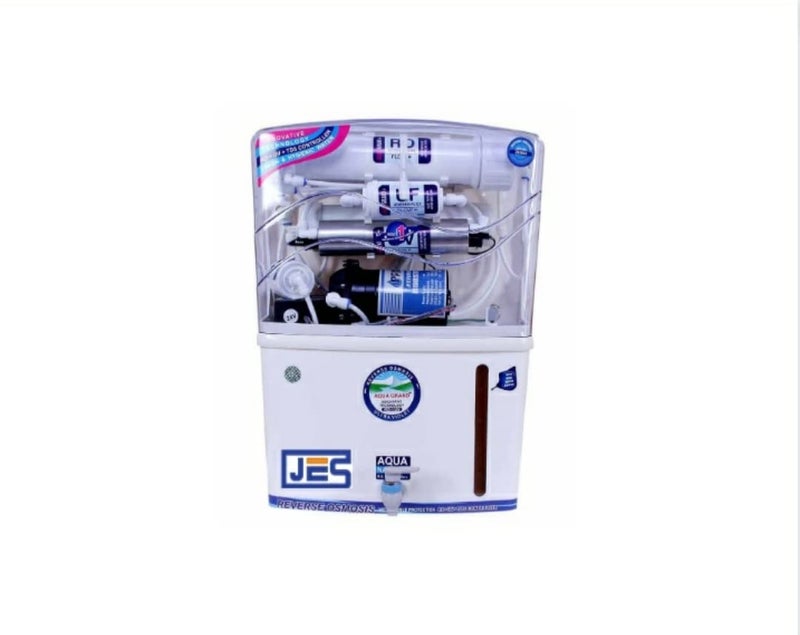 JES RO Water Purifier RO UV UF TDS Control UV LED Tank Storage Water Purifier Multiple Purification Process 12 Liter Tank Zero Water Wastage - Image 1