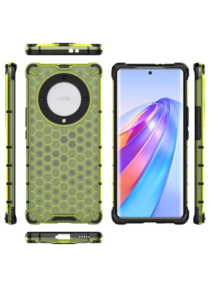 Honor X9A 5G Case Cover Honeycomb Shockproof Anti-Dust Heavy Duty Protection Airbags Rugged Dual Layer Raised Edge Outdoor Protector Hybrid Phone Back Cover Protection - Image 2