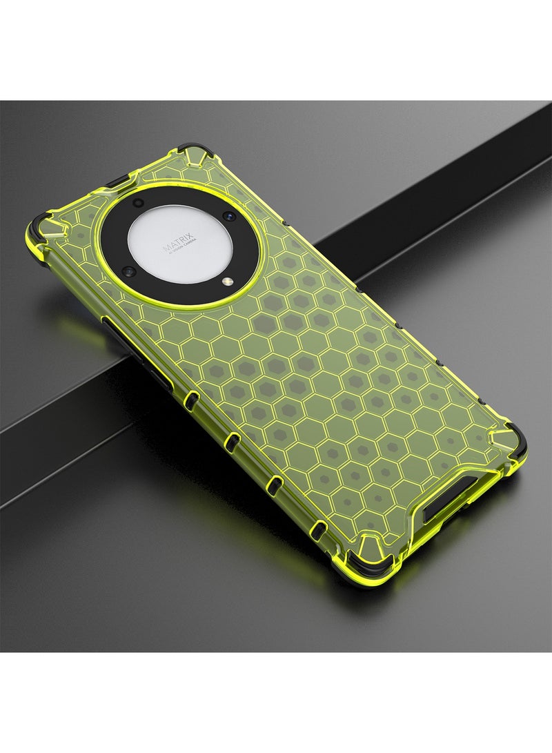 Honor X9A 5G Case Cover Honeycomb Shockproof Anti-Dust Heavy Duty Protection Airbags Rugged Dual Layer Raised Edge Outdoor Protector Hybrid Phone Back Cover Protection - Image 4