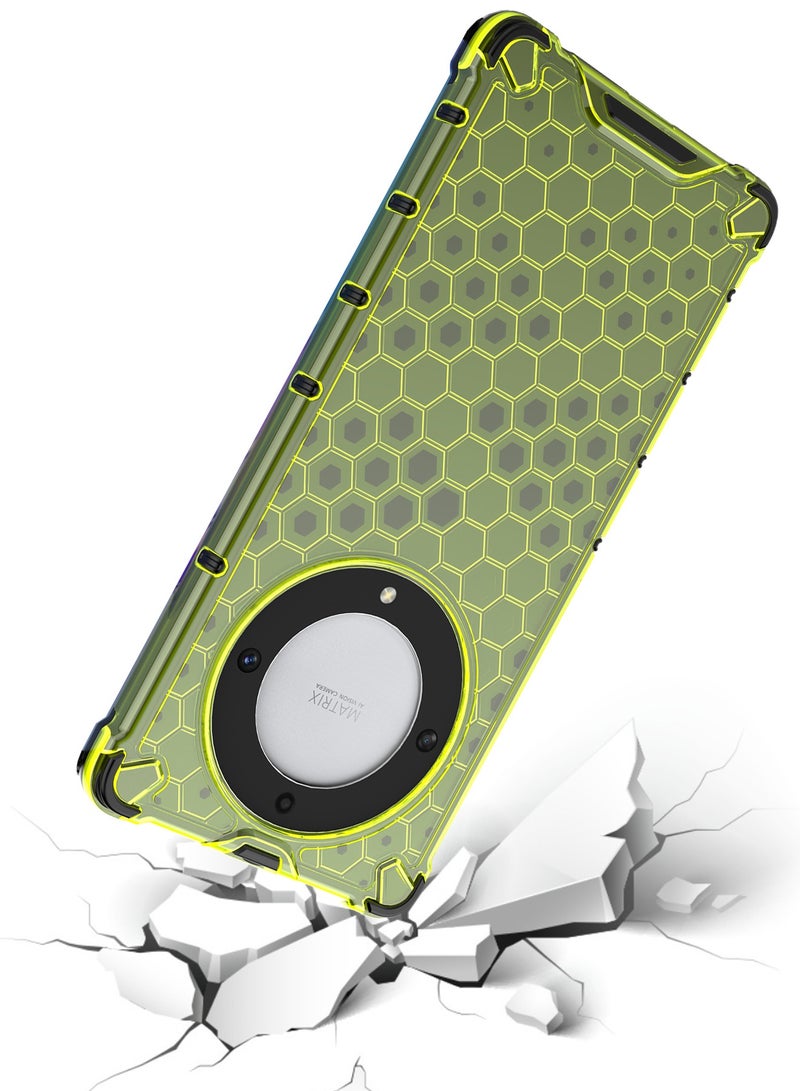 Honor X9A 5G Case Cover Honeycomb Shockproof Anti-Dust Heavy Duty Protection Airbags Rugged Dual Layer Raised Edge Outdoor Protector Hybrid Phone Back Cover Protection - Image 3